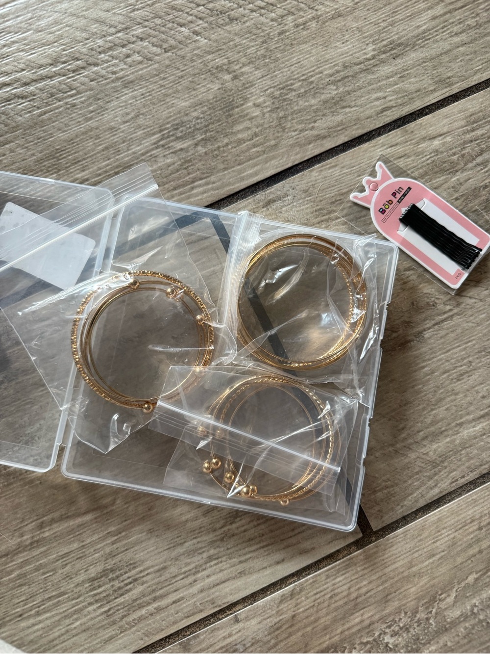 Set of Gold Bangle Bracelets/Arm cuff